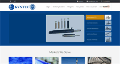 Desktop Screenshot of kyntec.com